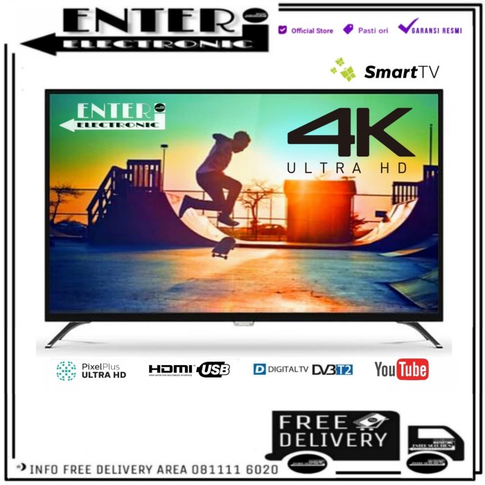 Philips Led Tv 50Put6002 - Smart Tv Led 50 Inch 4K Ultra Hd 50Put6002S #98