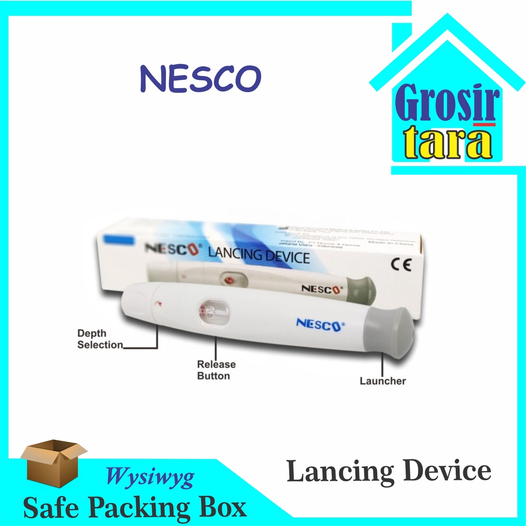 Lancing Device Pen Nesco Lanze Lancet Pulpen Lancets Jarum Pena