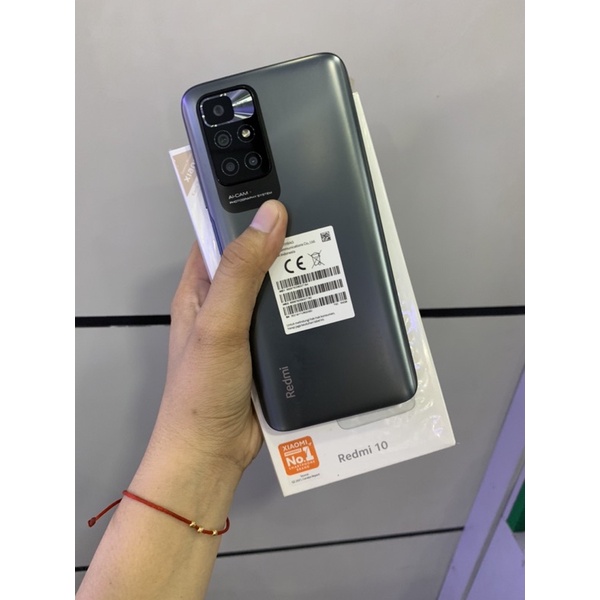 Redmi 10 4/64gb Bekas pakai Fullset Original resmi