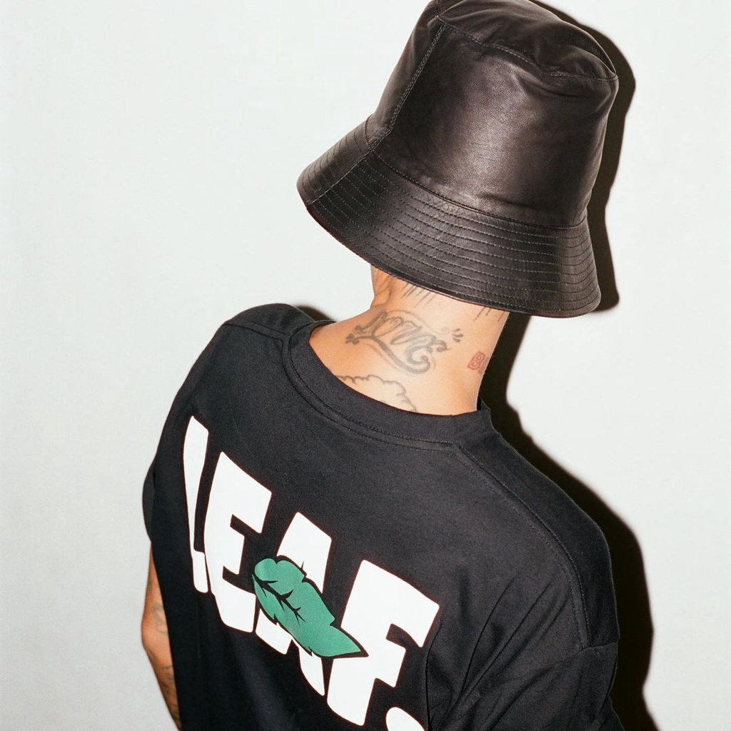 TSHIRT LEAF OG LOGO BLACK