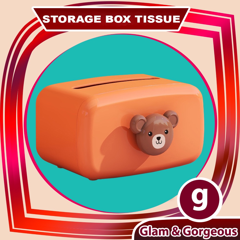 Kotak Tissue Box Organizer Tempat Wadah Tisu - KT006