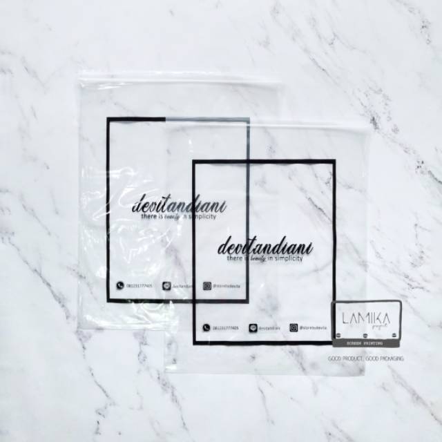 Plastik Clip Ziplock tanpa genggaman 30x40 KHUSUS SABLON