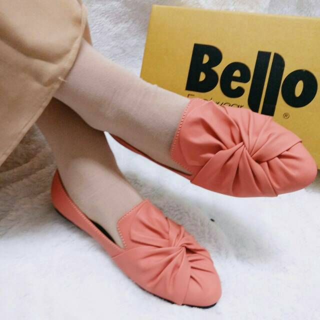 TERBARU SEPATU FLAT WANITA CEWEK ORI BRANDED TRENDY KEKINIAN BUAT KONDANGAN KULIAH CASUAL KOREA