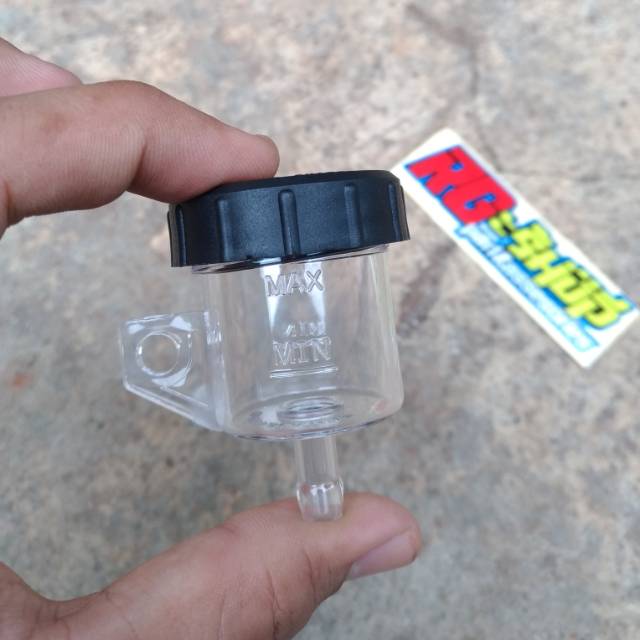 botol tabung minyak master rem brembo bening/transparan lurus universal kytaco nissin brembo adelin