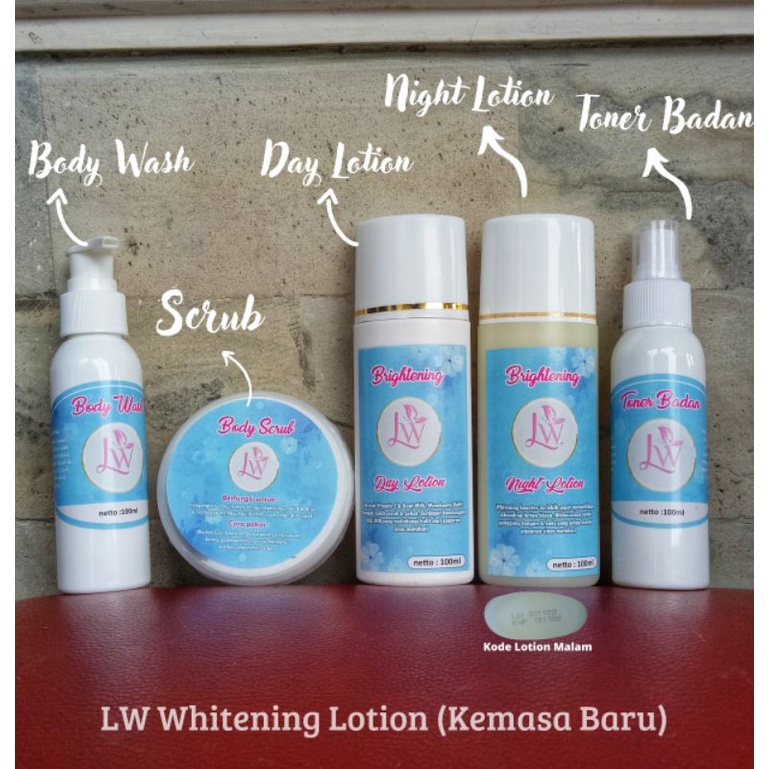 LW Whitening PAKET KOMPLIT