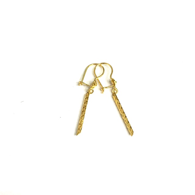 Anting Gantung Bambu 1graman Emas Asli Kadar 700 dan 875