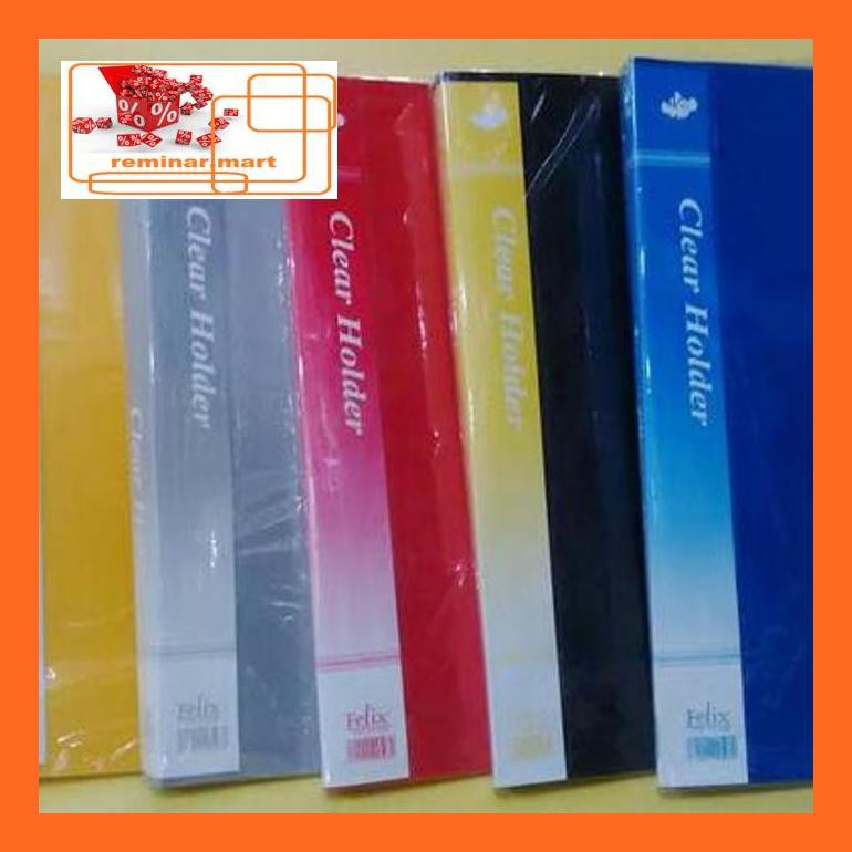 

474Srem Clear Holder 20 Lembar Folio/F4 Felix Repjd80E
