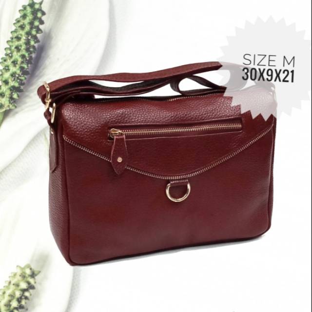 |Size M| TAS KULIT WANITA GARUT
