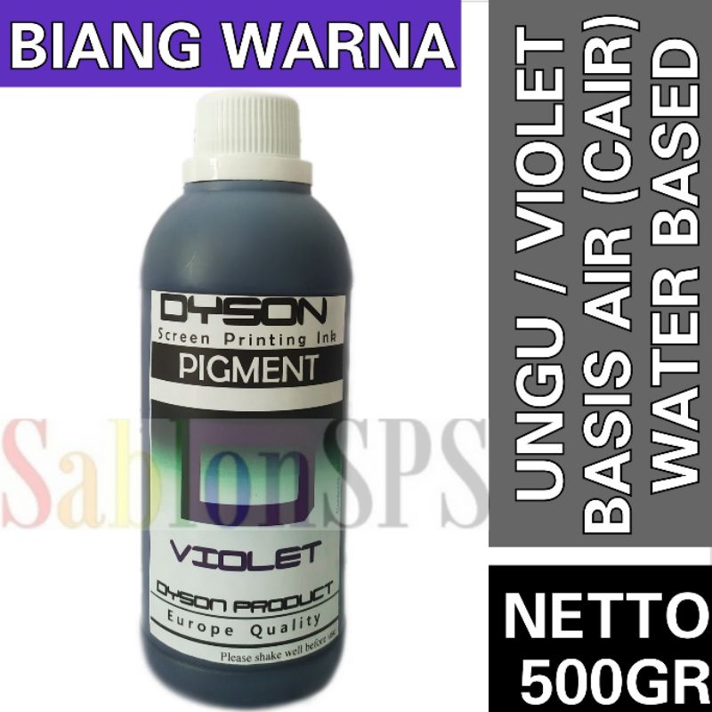 BIANG WARNA SABLON VIOLET 500GR DYSON PIGMEN SABLON