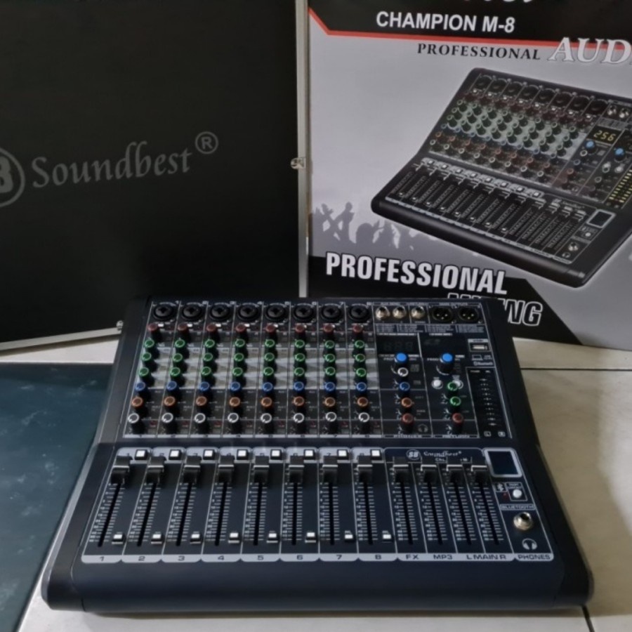 Mixer 8 channel soundbest champion8 soundcard original champion 8