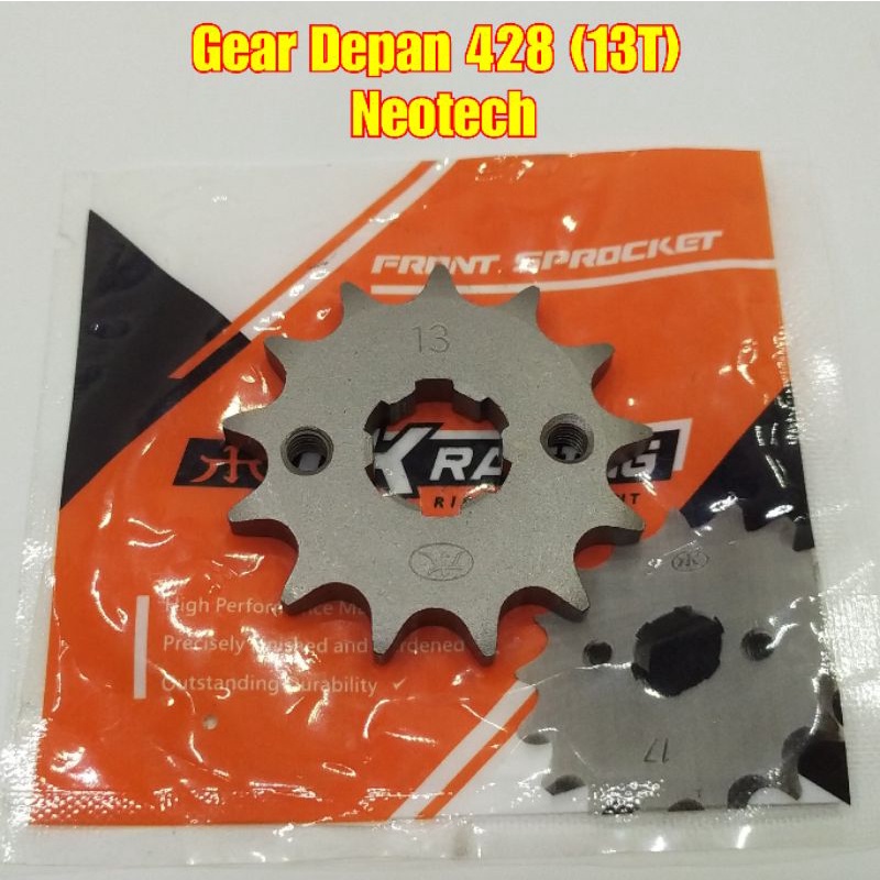 TK Racing Gear Depan 428 Mega Pro Tiger CB150 R CBR 150 Verza GTR 150 Sonic New CRF150 13T 14T 15T 16T-428-13T