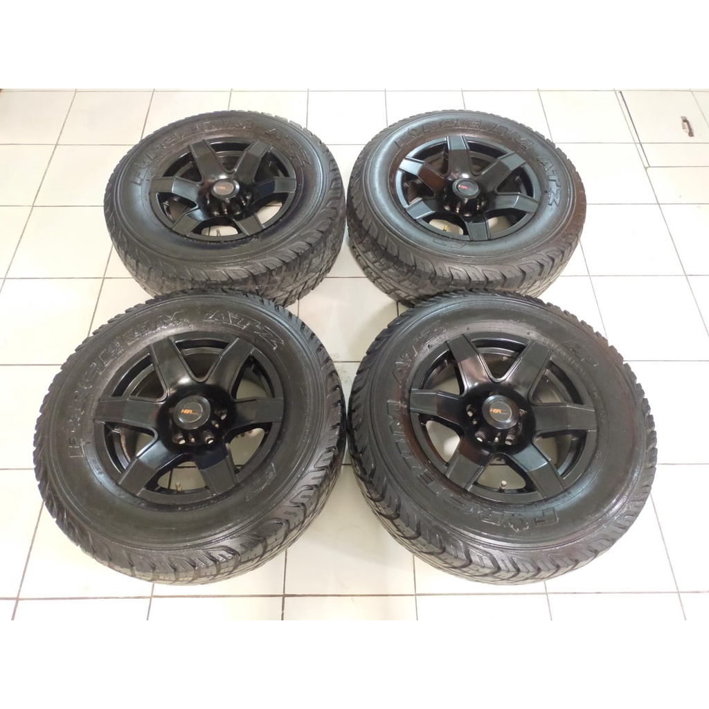 Ready Stok Velg Second Model SAVANA HSR & BAN 235 70 R15