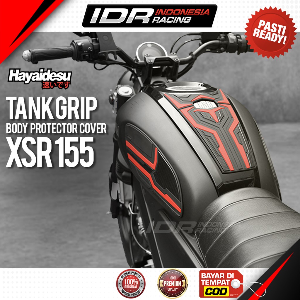 Hayaidesu XSR 155 Tank Grip Cover Body Protector Aksesoris Yamaha