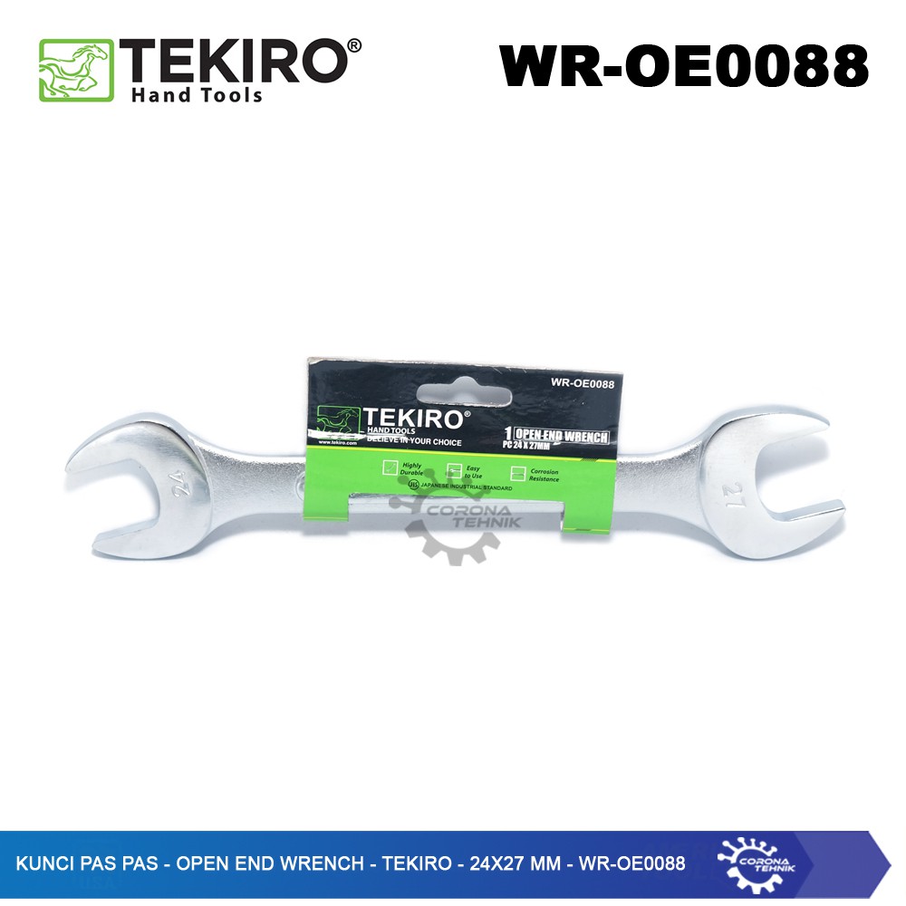 WR-OE0088 - Kunci Pas Pas - Open End Wrench - Tekiro - 24x27 mm