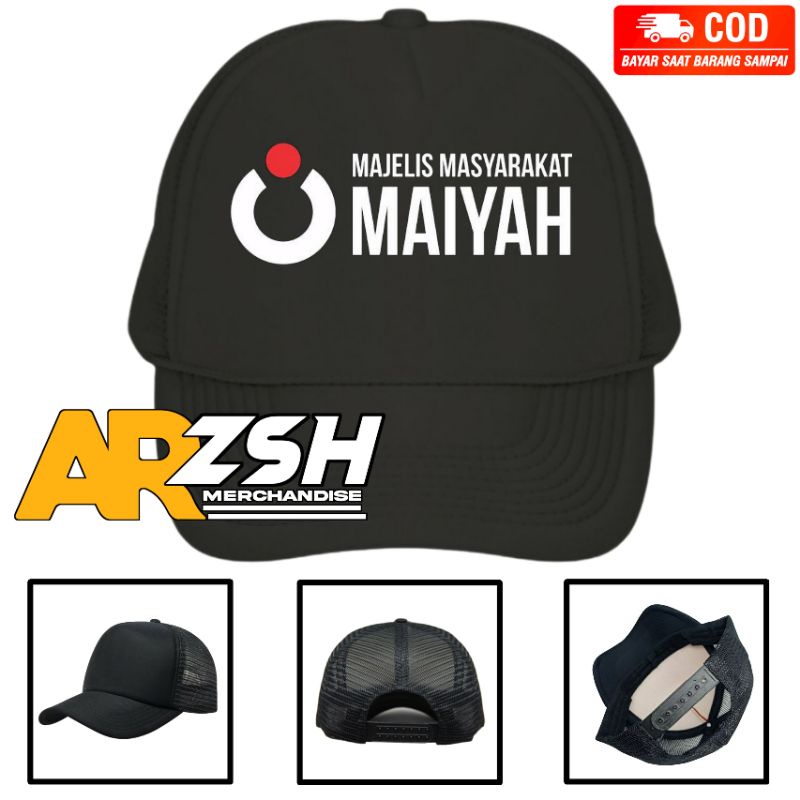 Topi Jaring Majelis Masyarakat Maiyah Cak Nun - Topi Trucker Jaring Dewasa Maiyah