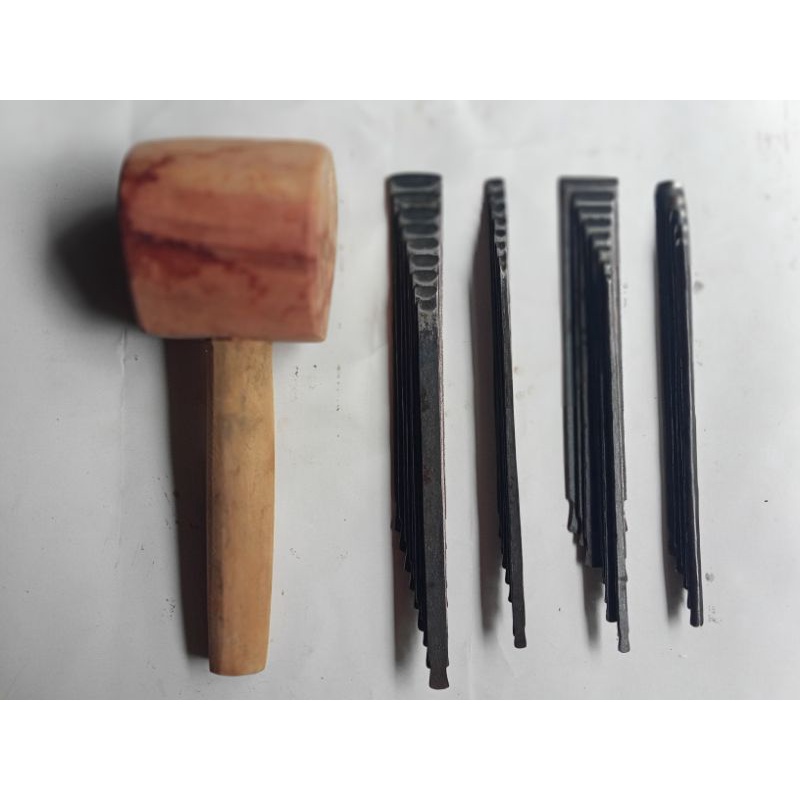 ALAT PAHAT UKIR KAYU DAN BONSAI PAHAT UKIR JEPARA SET 30 PCS PLUS PALU