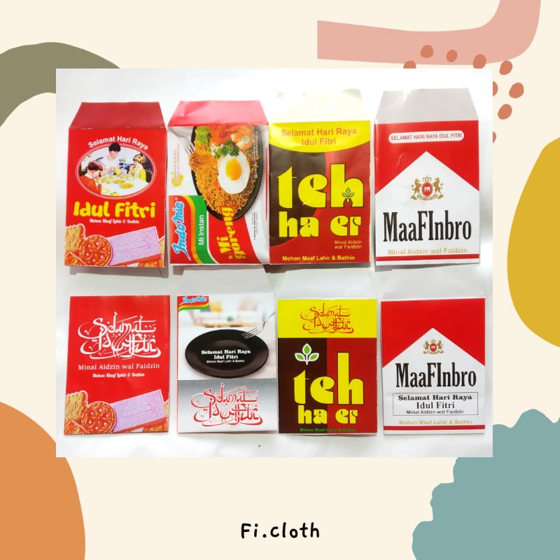 

[ECER] Amplop Lebaran Unik Snack - 1pcs