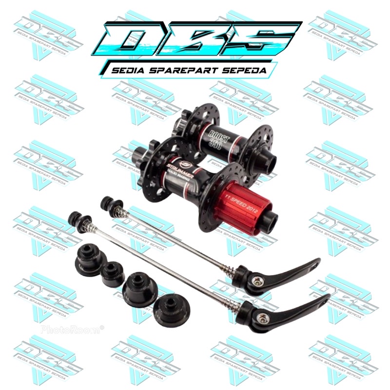 HUB FREEHUB STRUMMER MT-350 BOOST TA F 15X110 R 12X148 BLACK RED