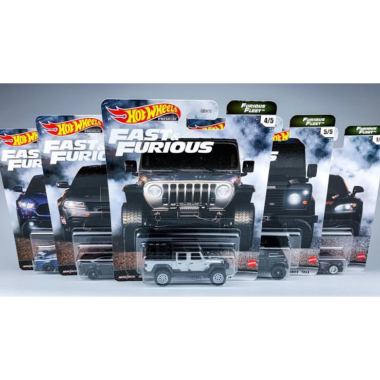 BEST SELLER | Diecast Hot Wheels Fast and Furious FLEET FNF LAND ROVER 90 JEEP GLADIATOR HONDA CUSTOM MUSTANG DODGE CHARGER