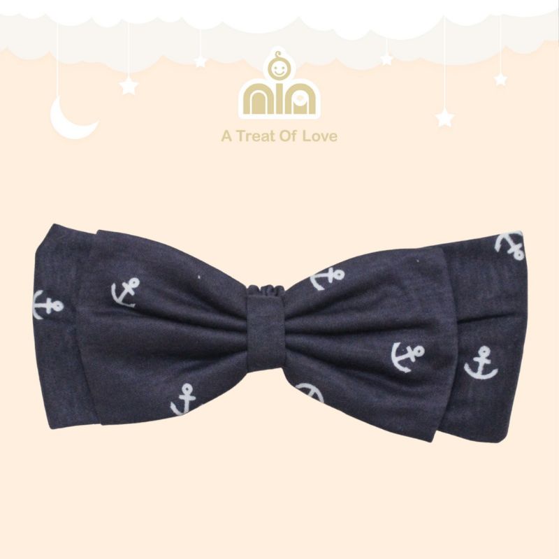 Bandana bayi perempuan motif anchor-bandana bayi motif lucu-bandana bayi murah