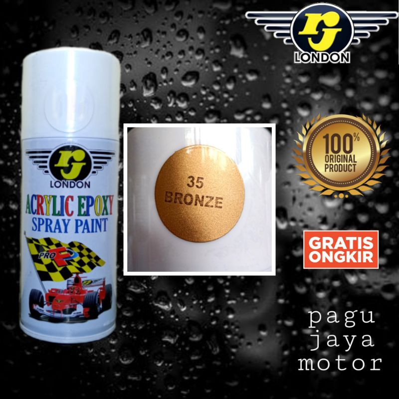 Pilok pilox pylox warna bronze coklat keemasan 150cc cat semprot