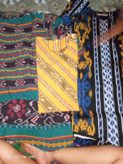 Tunik Serut Motif Songket Batik Modern