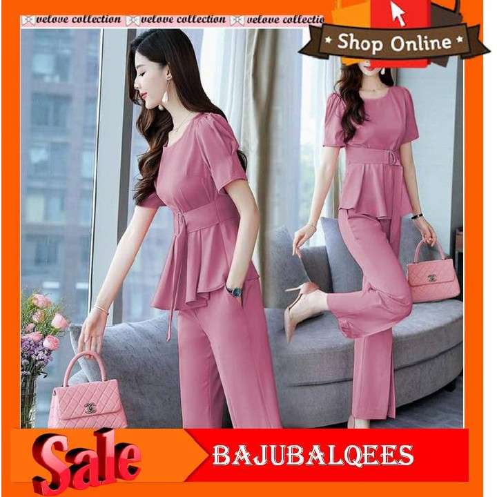 Baju Setelan Wanita Dewasa Modern Kekinian Terbaru 2020 baju balqees