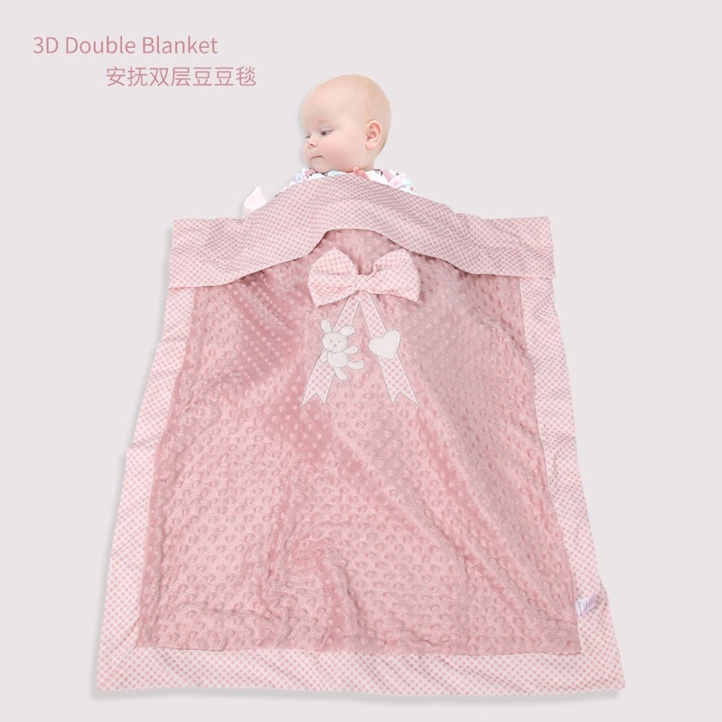 BABY K2 - Blanket Baby Minky Motif Cutes Ribbon