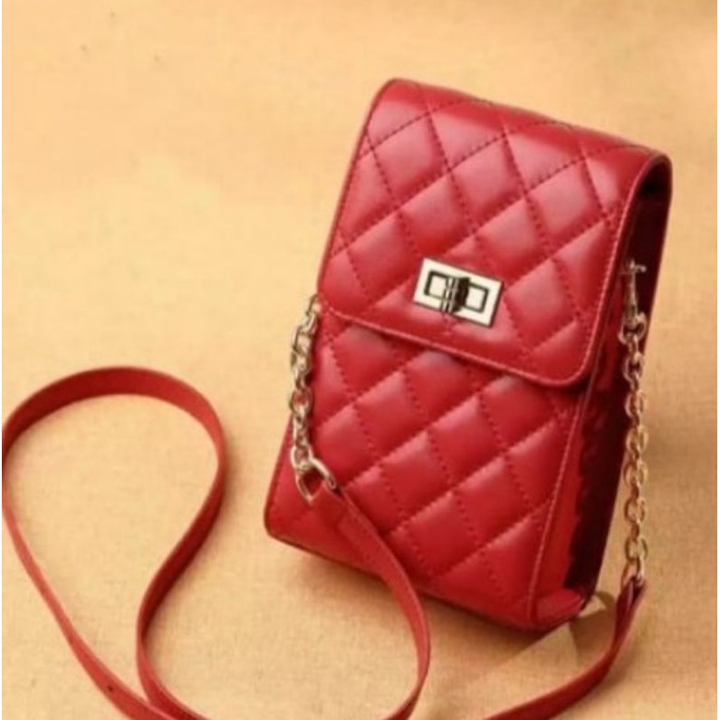 Tas Handphone Wanita  CHACHA | Sling Bag Korea | Tas Selempang Wanita