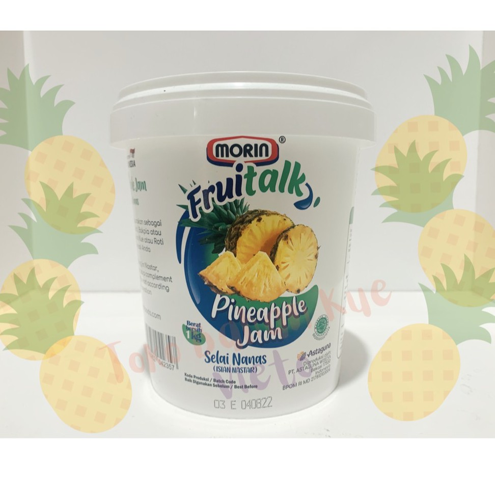 

Morin Fruitalk Nanas Isian Nastar Pineapple Jam