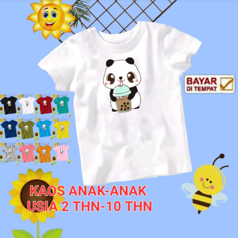 KAOS ANAK CWO/CWE USIA 2THN-10THN (PANDA BABO)