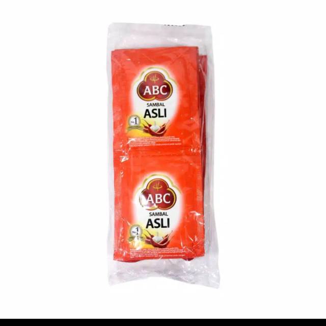 

Sambel ABC sachet per pak isi 10 sachet