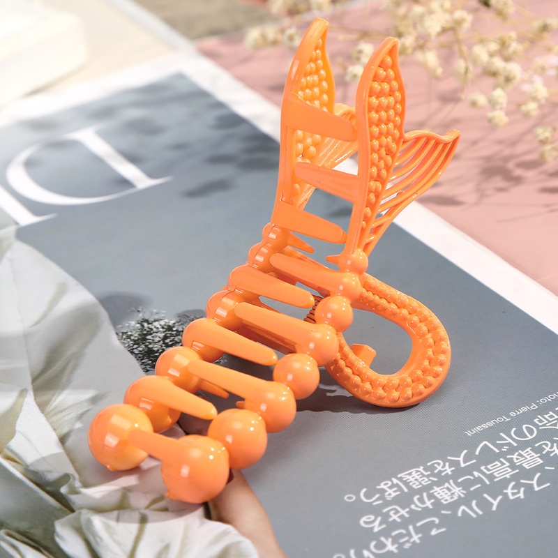 Korean Mermaid Tail Hair Clip for Women Fashion Simple Plastic Hairpin Girls Hair Accessories