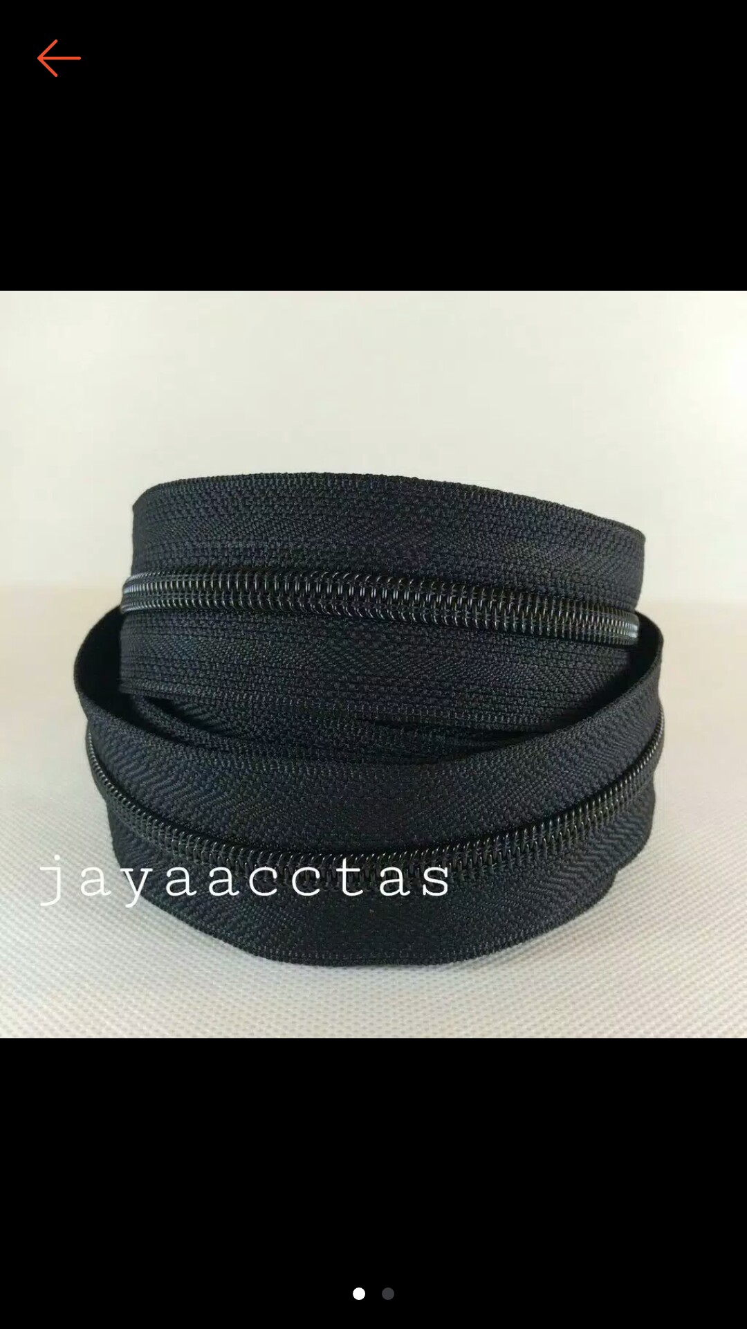 Kepala Sleting Tas Coil No 5 Model Balok Gold