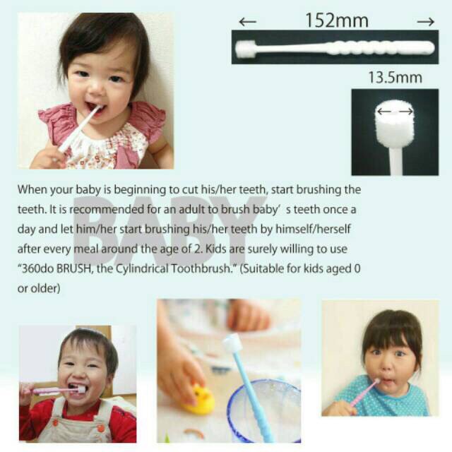 360do toothBrush / Sikat Gigi Anak 0-3th , 3-12th