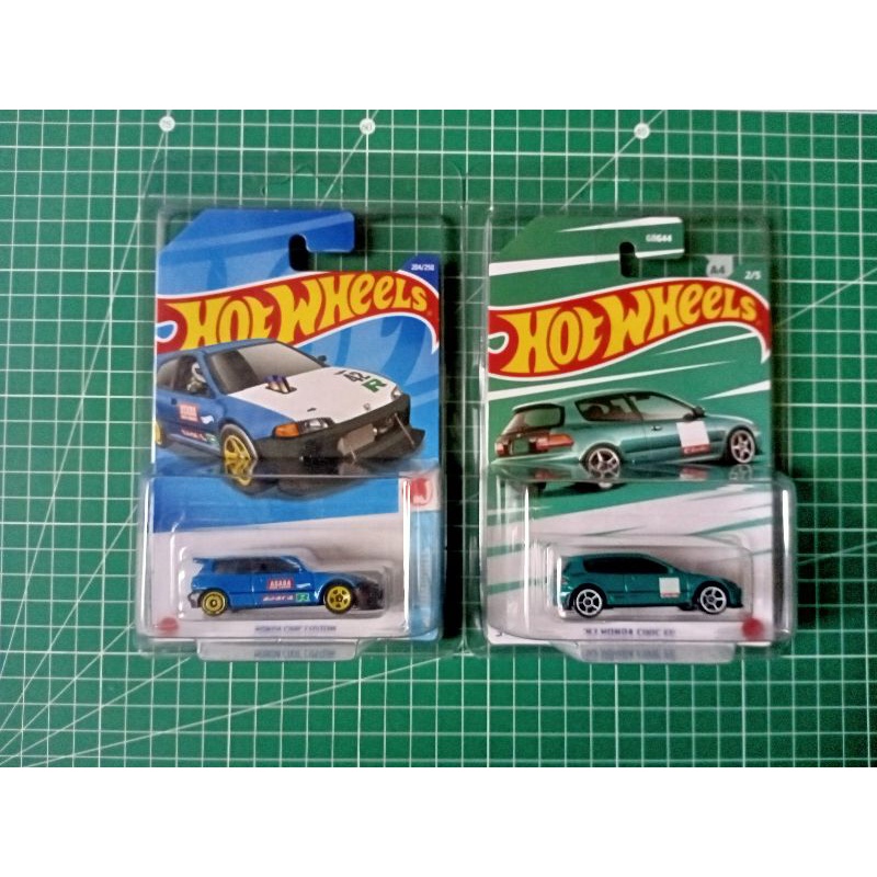 Jual PROMO SALE 2 PCS HOTWHEELS HONDA CIVIC CUSTOM BIRU RYU ASADA 2022