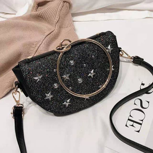 ready cod tas impor sling bag wanita selempang cewek bintang kulit pu murah fashion