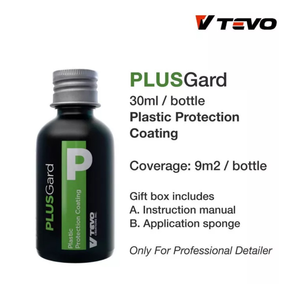 

TEVO PlusGard Plus Guard Jok Kulit Elastis Plastik Vynil Karet Elastic Part Nano Glass Coating 30ML