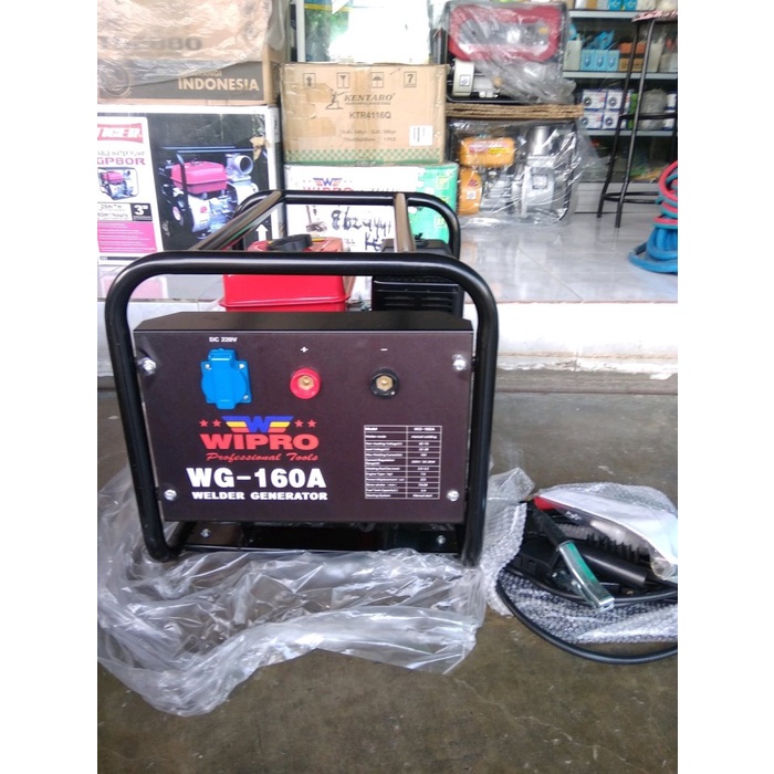 Mesin Las Genset 160 ampere 2000watt WG160A WIPRO Generator Las