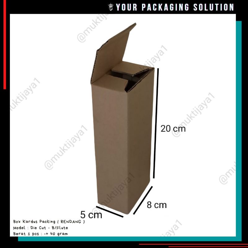 

Box Rendang • 8x5x20cm • Kotak/ Kardus/ Karton