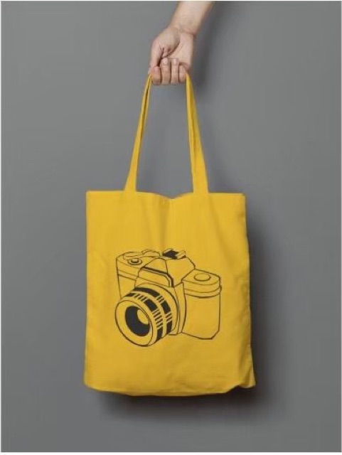 TOTEBAG RESLETING MOTIF CAMERA