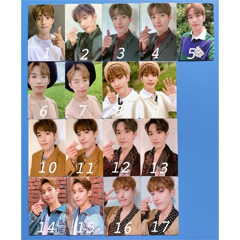 seventeen dk photocard an ode (dokyeom lee seokmin)