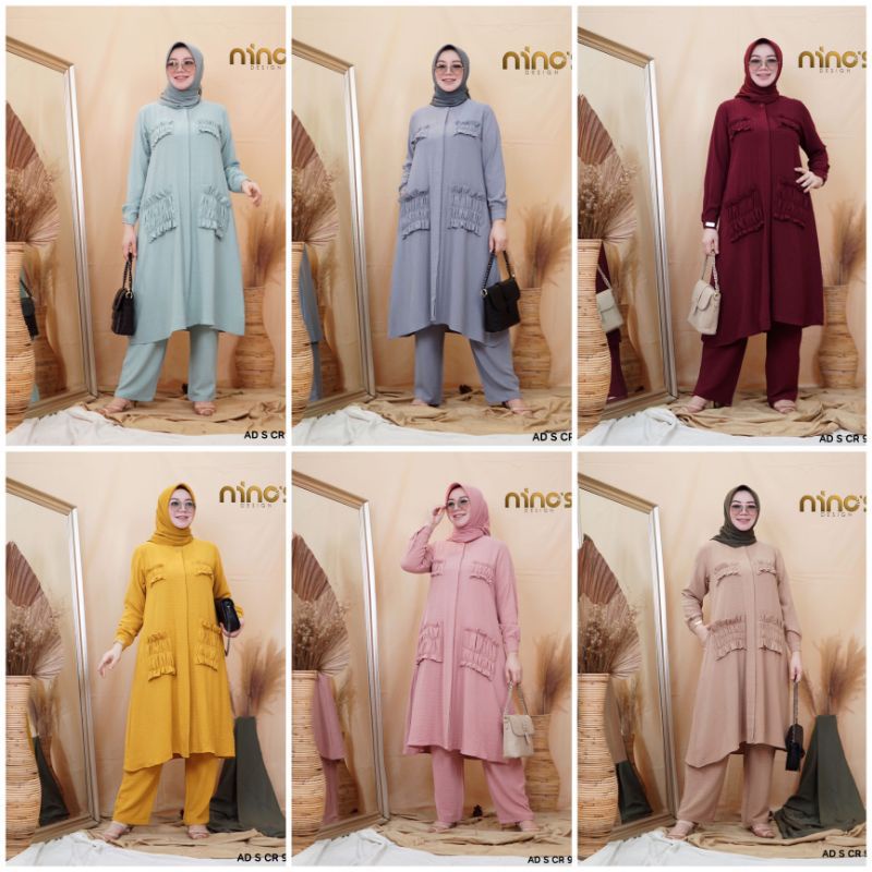 READY SETELAN TUNIK NINOS BY NINOS DESIGN 991