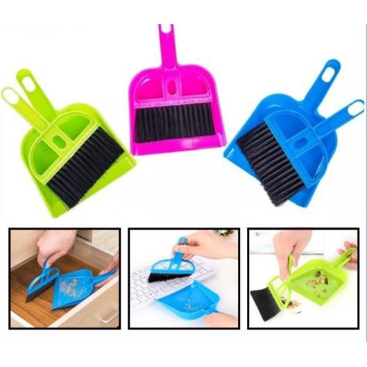 TGM - SAPU PENGKI MINI SET SERBAGUNA SAPU MINI DUSTPAN SET SEROKAN / SAPU DEBU MOBIL KEYBORD PERABOT RUMAH