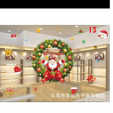 Magic Sticker Kaca Natal