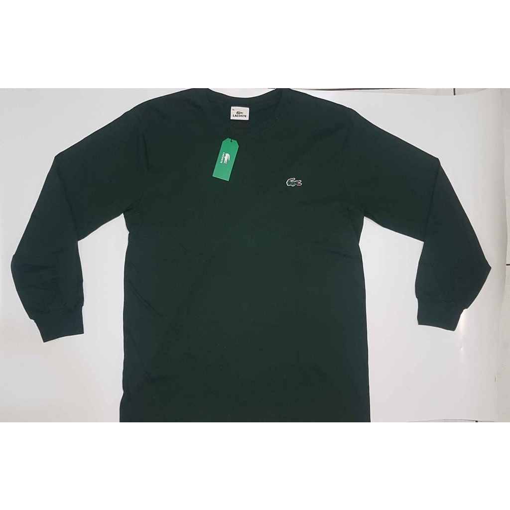 Kaos T shirt pria wanita/Lacoste/lengan panjang/premium/import branded/combed 24S