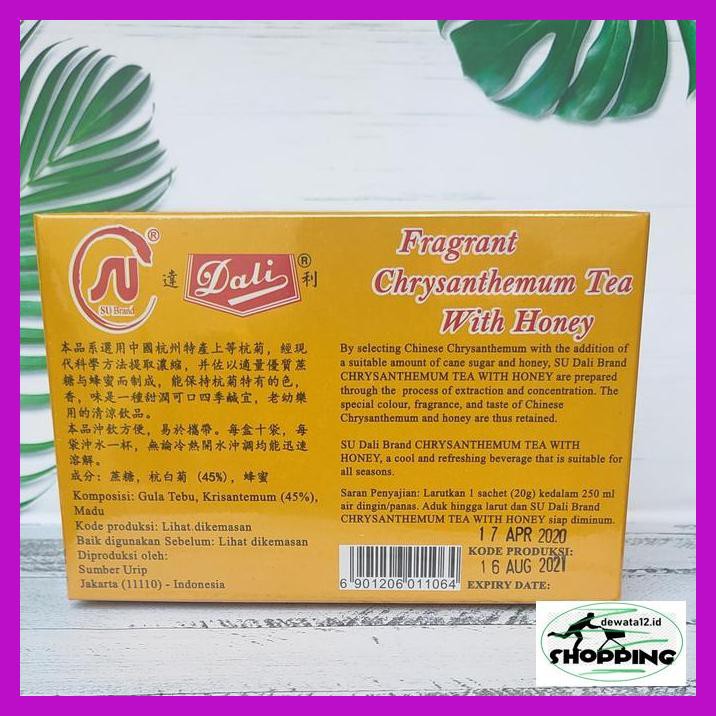 

E6Tdr6G- Dali Fragrant Chrysanthemum Tea With Honey / Teh Kembang Krisan -200Gr Uoy86Ky-