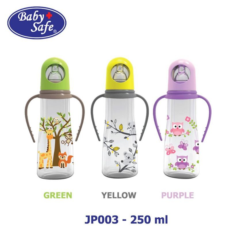 Botol Susu Anak Bayi Baby Safe Feeding Bottle with Handle 250ml