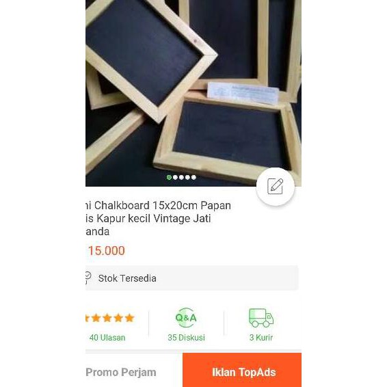 

AUI 15x20cm Mini chalkboard papan tulis kapur papan tulis hitam blackboard papan ructic :))