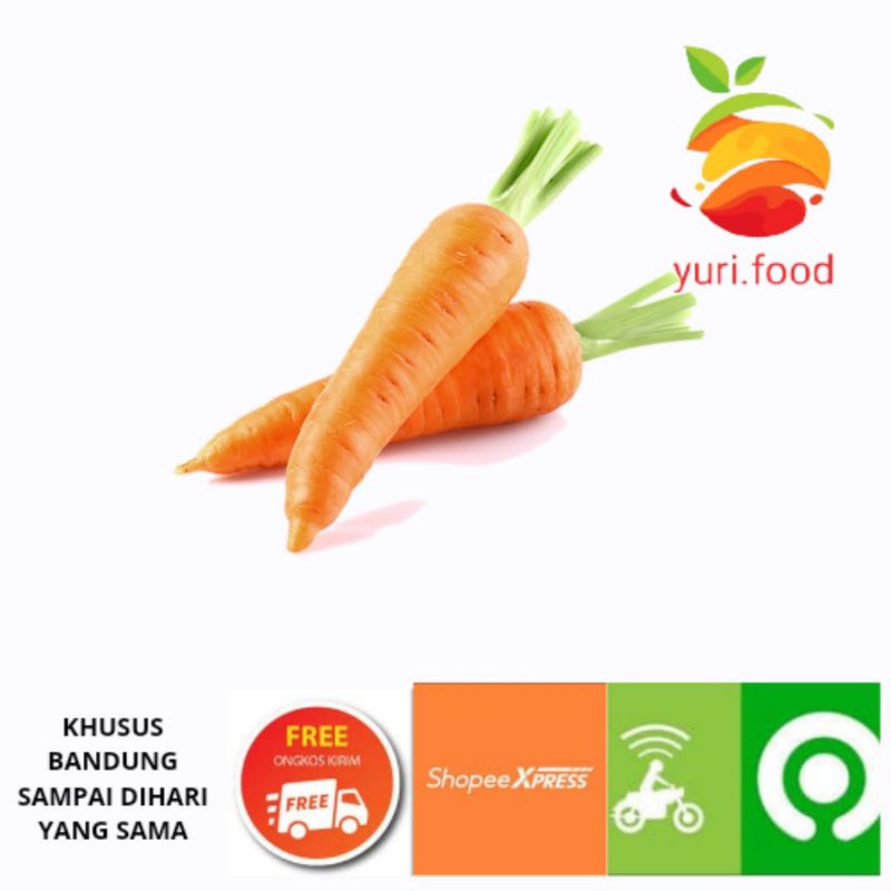 

Wortel 250gram (Cimahi satu hari sampai)